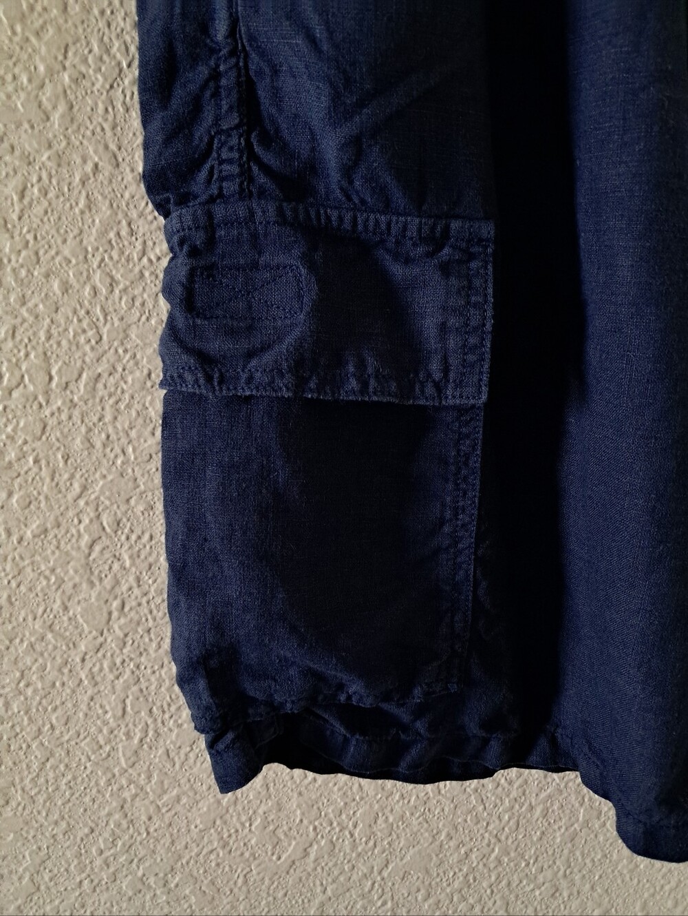 Vilebrequin Cargo Shorts Utility Blue Utilty Pocket Drawstring Waist Size XL - Picture 3 of 11